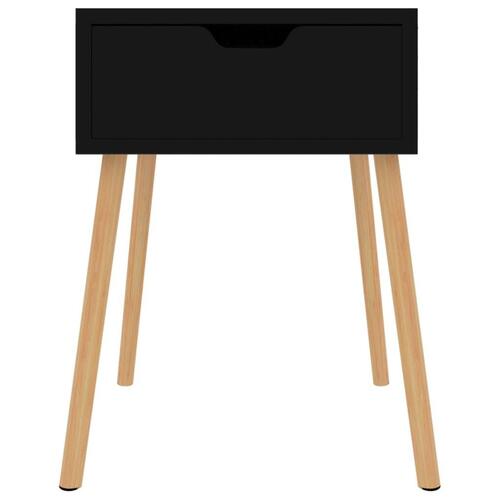 Sengeskab 40x40x56 cm spånplade sort højglans