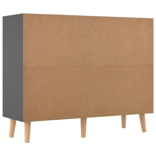 Skænk 90x30x72 cm konstrueret træ grå