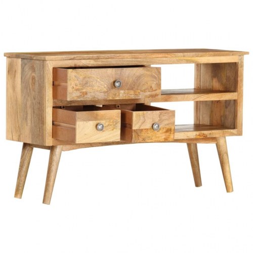 Skænk 102 x 35 x 61 cm massivt mangotræ