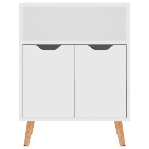 Skænk 60x30x72 cm konstrueret træ hvid