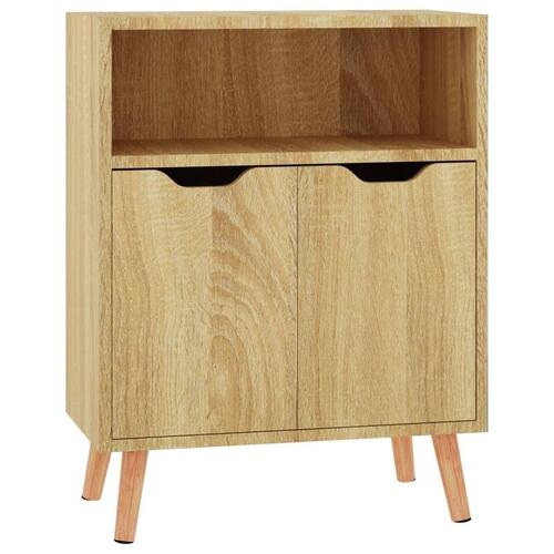 Skænk 60x30x72 cm konstrueret træ sonoma-eg