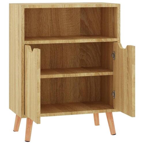 Skænk 60x30x72 cm konstrueret træ sonoma-eg