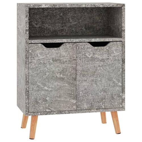 Skænk 60x30x72 cm konstrueret træ betongrå