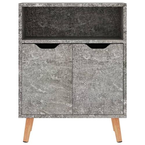 Skænk 60x30x72 cm konstrueret træ betongrå