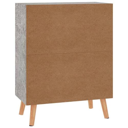 Skænk 60x30x72 cm konstrueret træ betongrå