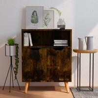 Skænk 60x30x72 cm konstrueret træ røget egetræsfarve