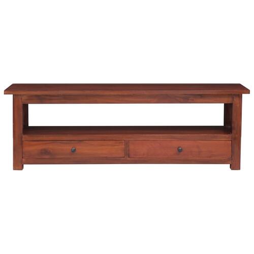 Tv-skab 115x30x40 cm massivt mahognitræ brun