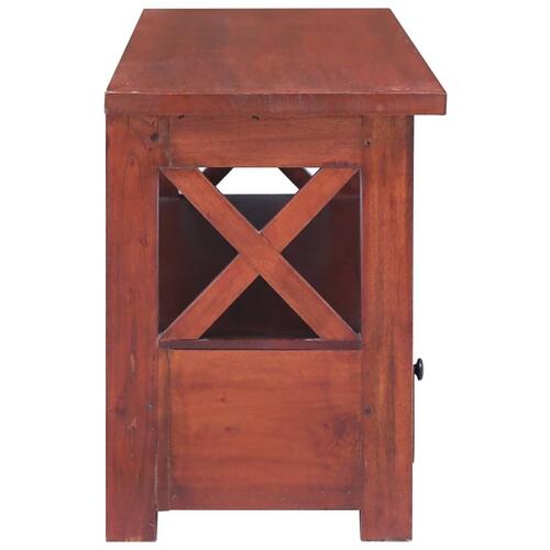 Tv-skab 115x30x40 cm massivt mahognitræ brun