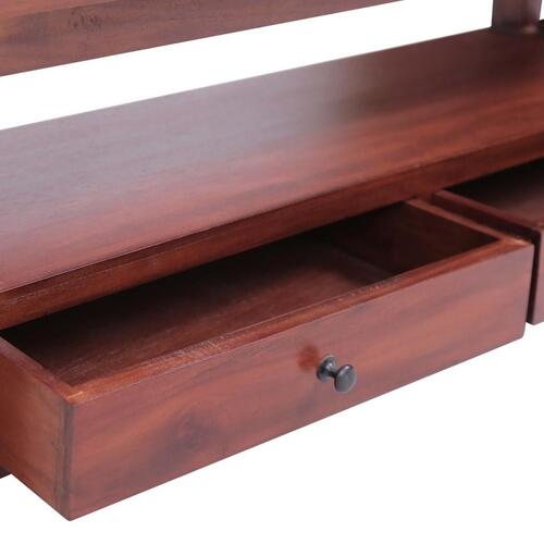 Tv-skab 115x30x40 cm massivt mahognitræ brun