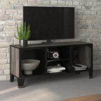 Tv-skab 105x36x47 cm metal og MDF grå