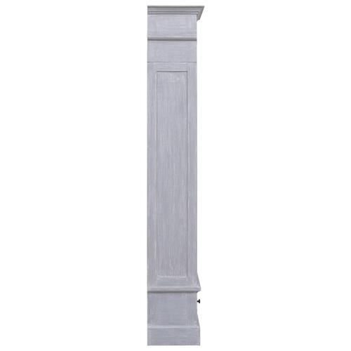 Højskab 60x30x175 cm massivt mahognitræ