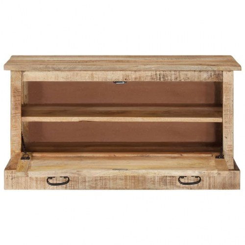 Skobænk 85x40x45 cm massivt mangotræ