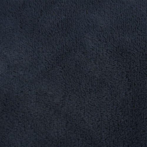 Hundekurv 65x50x20 cm hør-look fleece mørkegrå
