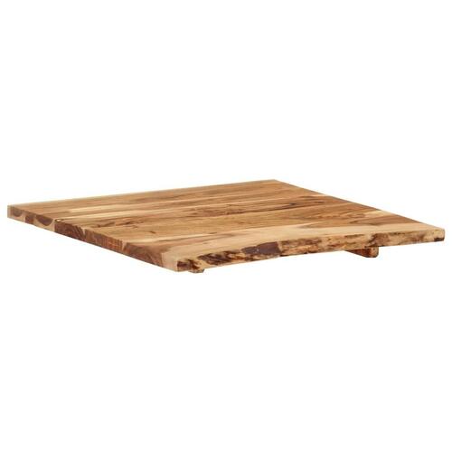 Bordplade 58x(50-60)x2,5 cm massivt akacietræ