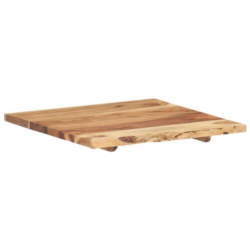 Bordplade 58x(50-60)x2,5 cm massivt akacietræ