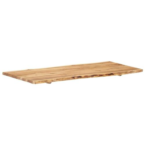 Bordplade 118x(50-60)x2,5 cm massivt akacietræ