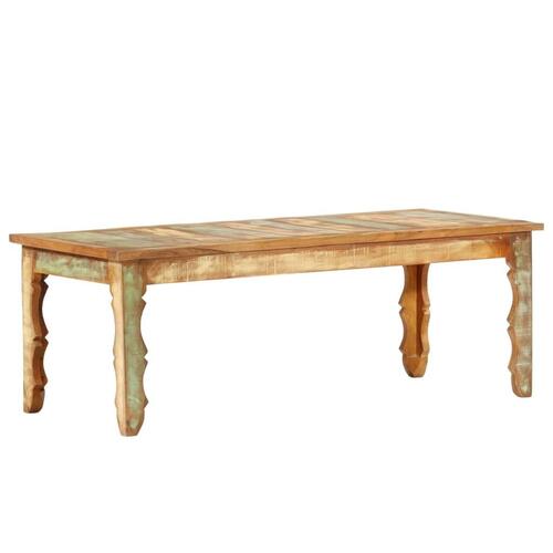 Sofabord 110x50x40 cm massivt genbrugstræ