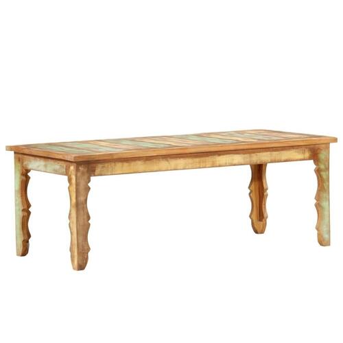 Sofabord 110x50x40 cm massivt genbrugstræ