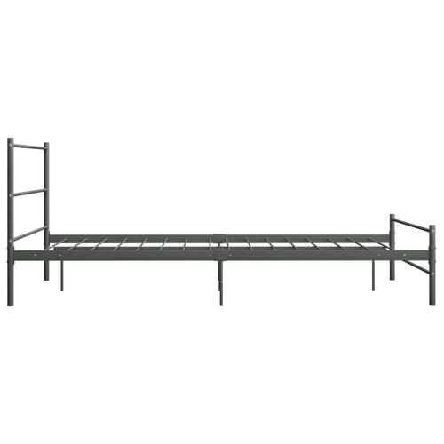 Sengestel 160 x 200 cm metal grå