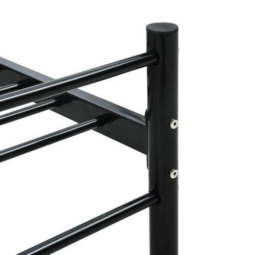 Sengestel 140 x 200 cm metal sort