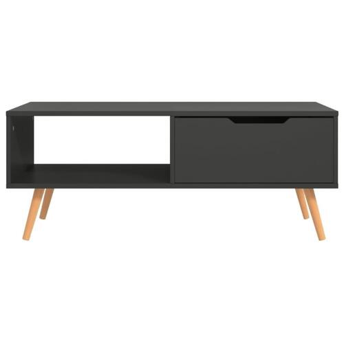 Sofabord 100x49,5x43 cm konstrueret træ grå
