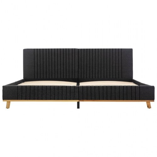 Sengestel 180 x 200 cm stof mørkegrå