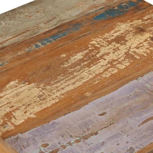 Sofabord 60x60x35 cm massivt genbrugstræ