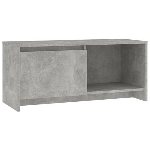 Tv-bord 90x35x40 cm konstrueret træ betongrå
