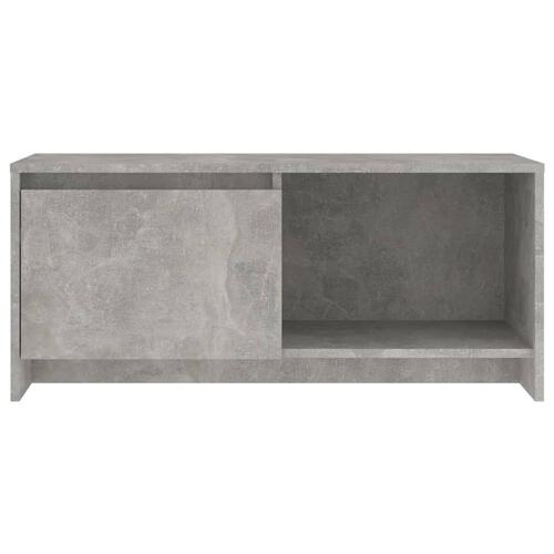 Tv-bord 90x35x40 cm konstrueret træ betongrå