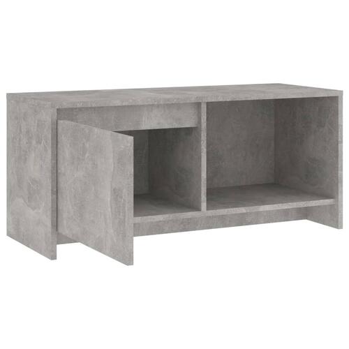 Tv-bord 90x35x40 cm konstrueret træ betongrå