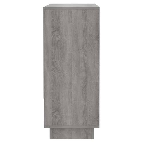 Skænk 97x31x75 cm konstrueret træ grå sonoma-eg