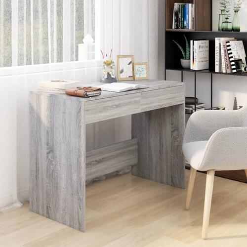 Skænk 101x50x76,5 cm konstrueret træ grå sonoma-eg