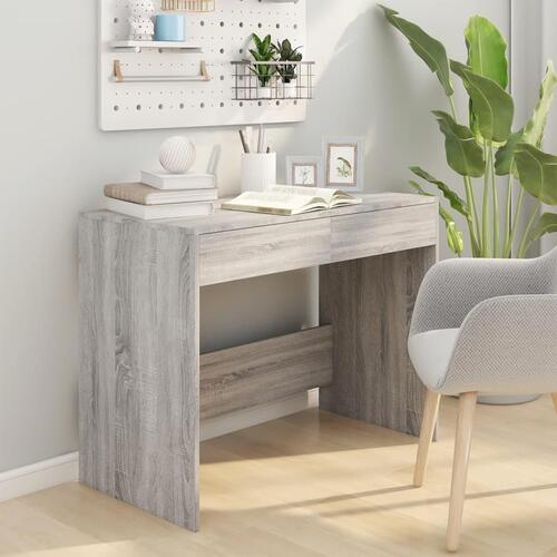 Skænk 101x50x76,5 cm konstrueret træ grå sonoma-eg