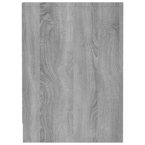 Tv-bord 102x37,5x52,5 cm konstrueret træ grå sonoma-eg