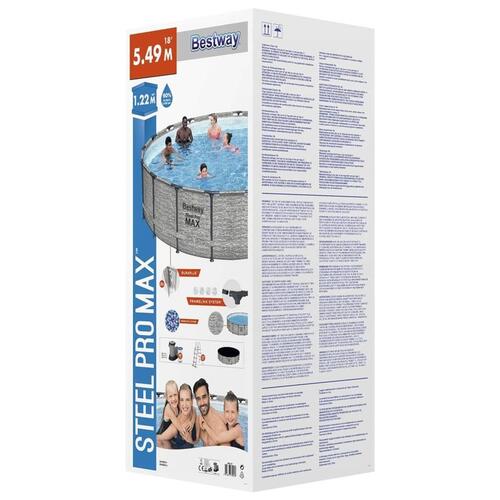 Power Steel swimmingpool 549x122 cm