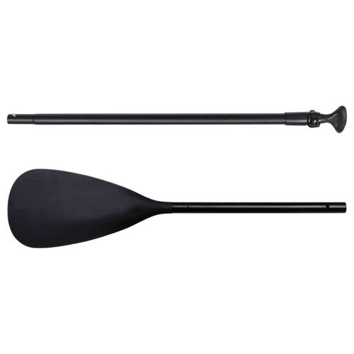 Oppusteligt paddleboardsæt 360x81x10 cm sort