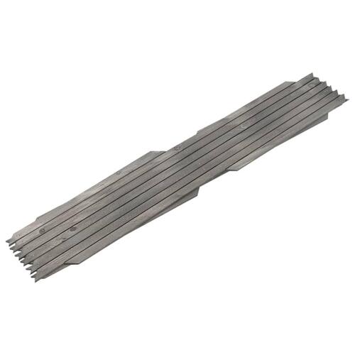 Espalierhegn 5 stk. 180x60 cm massivt fyrretræ grå