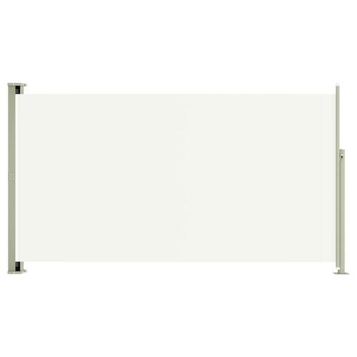 Sammenrullelig sidemarkise til terrassen 170x300 cm cremefarvet