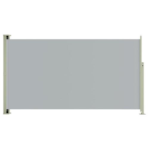 Sammenrullelig sidemarkise til terrassen 170 x 300 cm grå