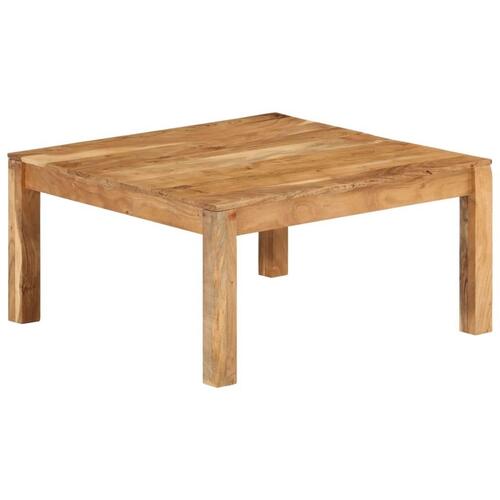 Sofabord 80x80x40 cm massivt akacietræ