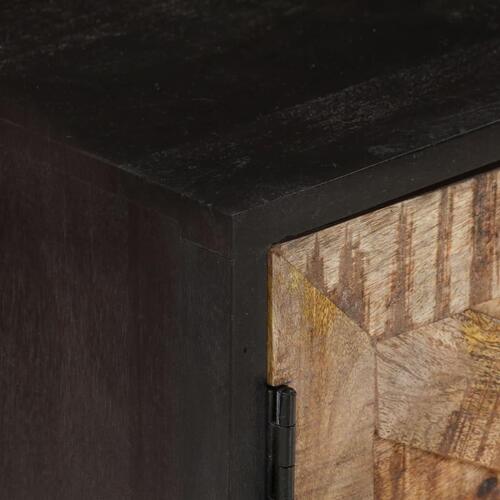 Tv-bord 140x30x46 cm ru mangotræ og massivt akacietræ