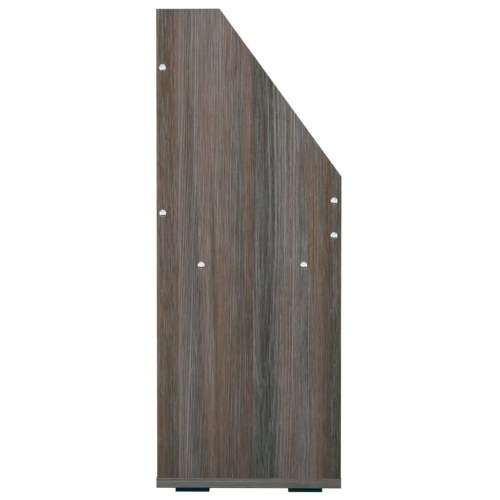 Magasinreol 71×30×78,5 cm - konstrueret træ i grå og sonoma-eg