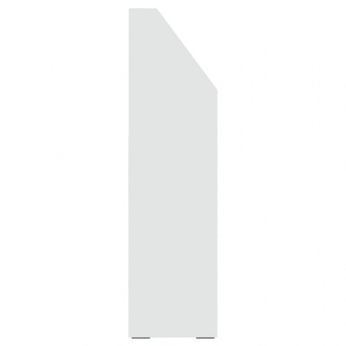 Magasinholder til børn 71x30x114 cm spånplade hvid