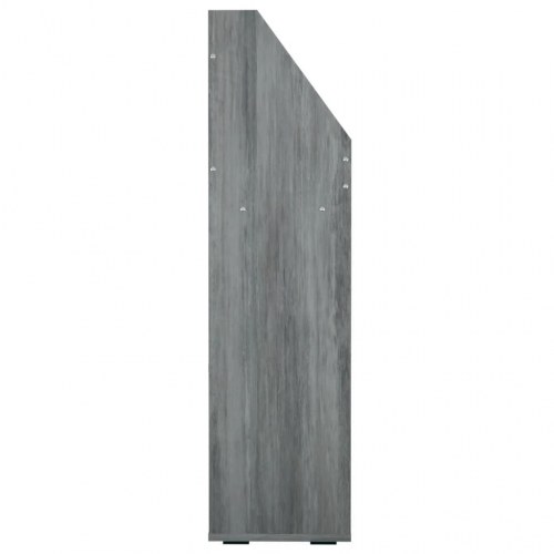 Magasinreol til børn 71 × 30 × 114 cm - konstrueret træ, betongrå
