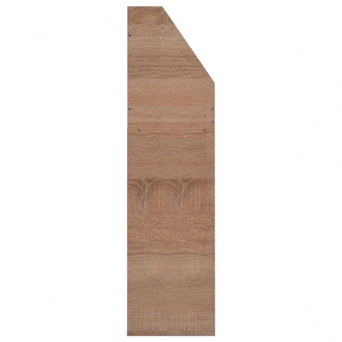 Magasinholder til børn 71x30x114 cm spånplade sonoma-eg