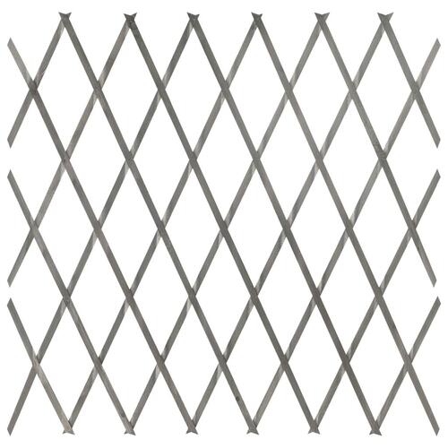 Espalierhegn 5 stk. 180x80 cm massivt fyrretræ grå