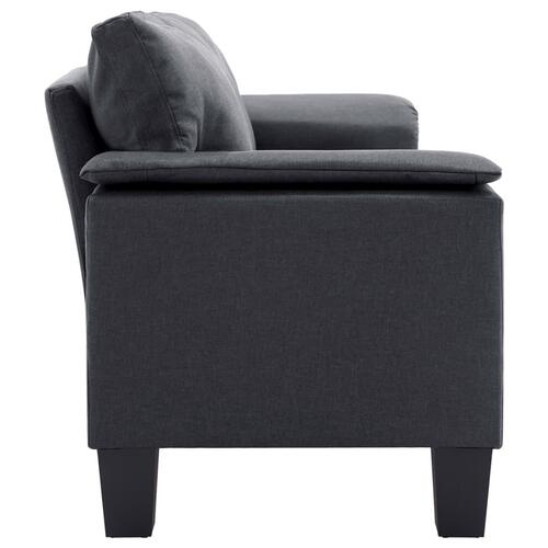 2-personers sofa stof mørkegrå