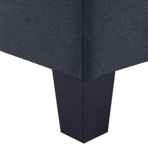 2-personers sofa stof mørkegrå
