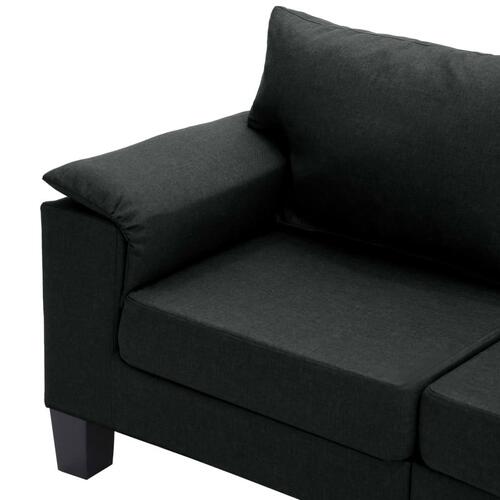 2-personers sofa stof sort