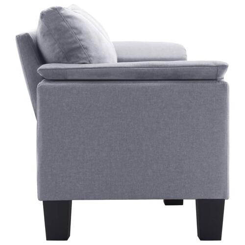 3-personers sofa stof lysegrå
